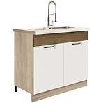 Skrinka do kuchyne Favorit 13d Sonoma/White+Ribbeck