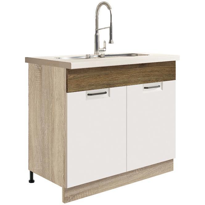 Skrinka do kuchyne Favorit 13d Sonoma/White+Ribbeck