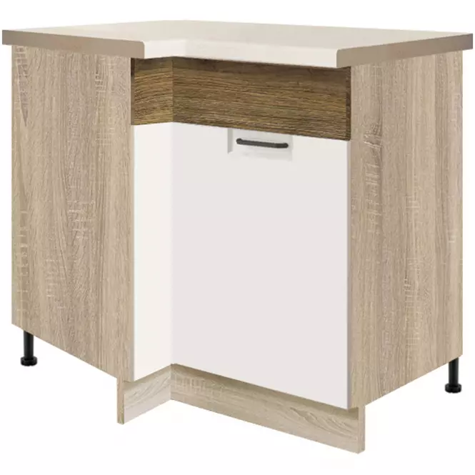 Skrinka do kuchyne Favorit 14d Prawa Sonoma/White+Ribbeck