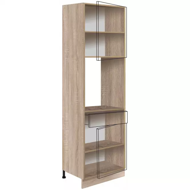 Skrinka do kuchyne Favorit 20d Sonoma/White+Ribbeck