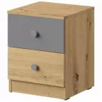 Nočný stolík Nero 09 Šedá Mat