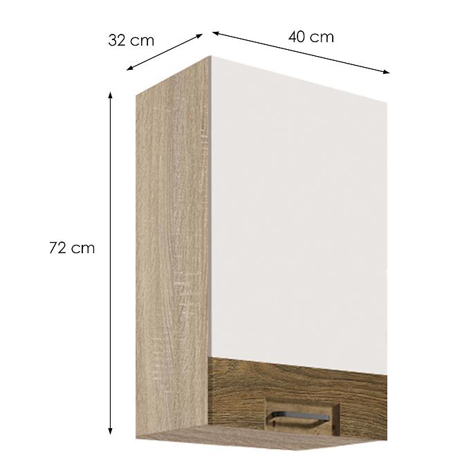 Skrinka do kuchyne Favorit 31g Sonoma/White+Ribbeck,2