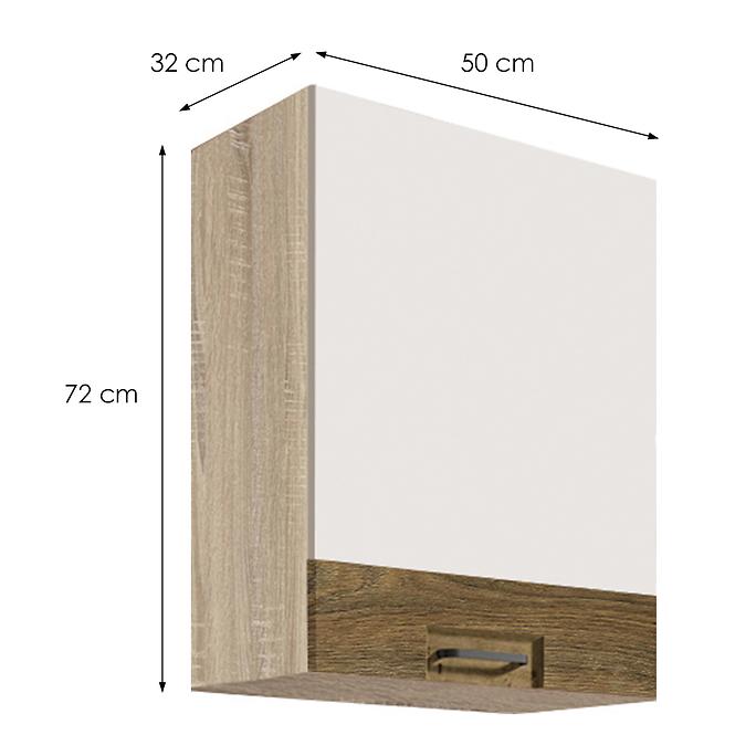 Skrinka do kuchyne Favorit 33g Sonoma/White+Ribbeck
