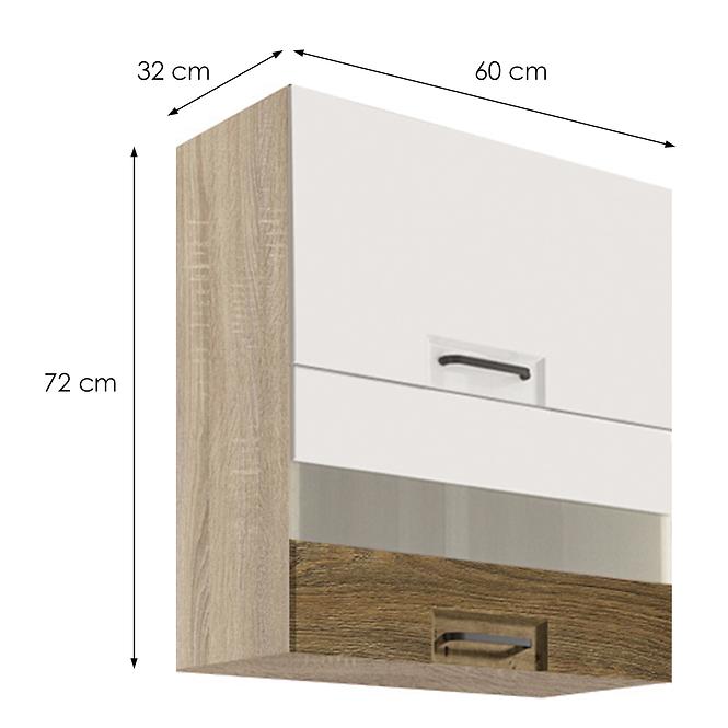 Skrinka do kuchyne Favorit 40g Sonoma/White+Ribbeck