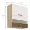 Skrinka do kuchyne Favorit 40g Sonoma/White+Ribbeck,2