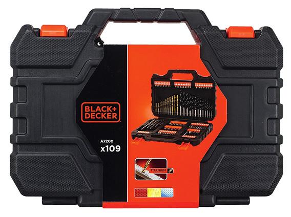 Black+Decker Súprava vrtákov a bitov 109ks. A7200