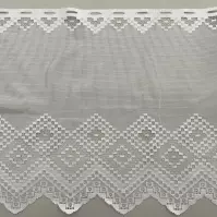 Žakárový záves 638/D64/60 biely. Tovar na mieru