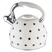 Kanvica s píšťalkou bodkovaná 3,4 l