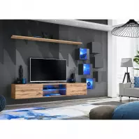 Obývacia Stena Switch Xxi Wotan/Grafit