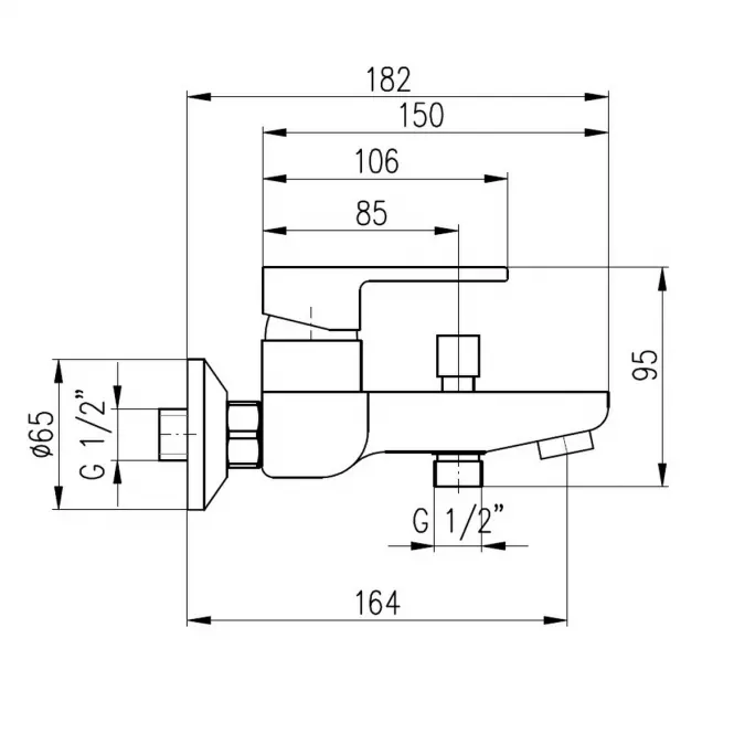 Batéria vaňová Rav-Slezak Vltava čierne/zlato VT454.5CMATZ