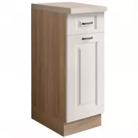 Kuchynská skrinka Smart 1D Sonoma/biely Mat Kuchynská skrinka Smart 1D Sonoma/biely Mat