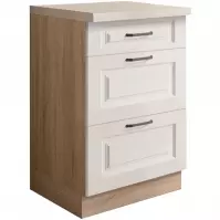 Kuchynská skrinka Smart 9D Sonoma/biely Mat Kuchynská skrinka Smart 9D Sonoma/biely Mat