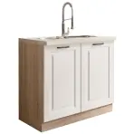 Kuchynská skrinka Smart 13D Sonoma/biely Mat