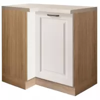 Kuchynská skrinka Smart 14D pravá Sonoma/biely Mat Kuchynská skrinka Smart 14D pravá Sonoma/biely Mat