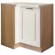 Kuchynská skrinka Smart 14D pravá Sonoma/biely Mat