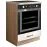 Kuchynská skrinka Smart 17D Sonoma/biely Mat
