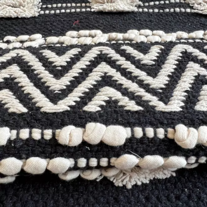 Koberec Bawełniany Cherokee 0,8/1,5 CC-304 čierný