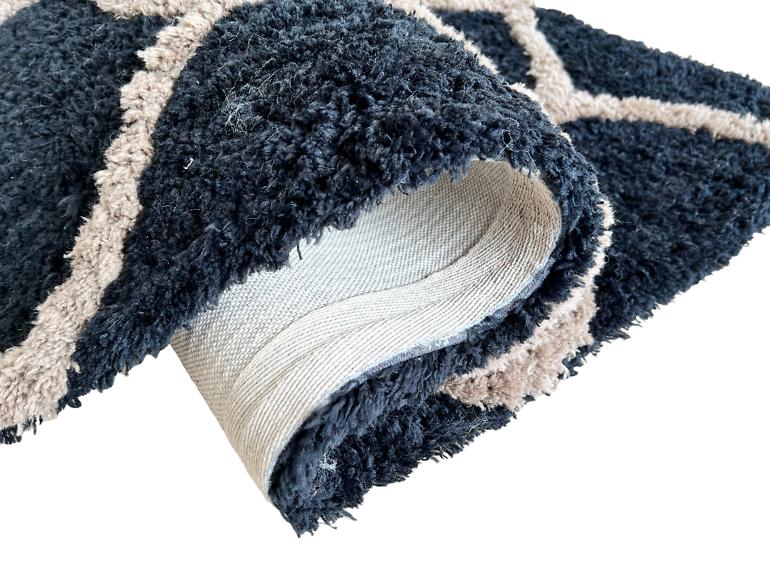 Koberec Shaggy 3D Flytap 1,4/1,9 PSR 06046 čierna,7