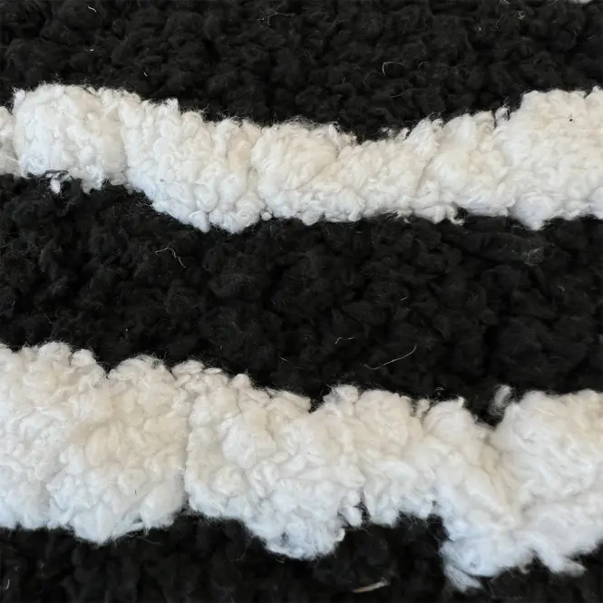 Koberec Shaggy BlackCurves 0,8/1,5 PSR-13557 čierny,4