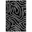 Koberec Shaggy BlackCurves 1,4/1,9 PSR-13557 čierny