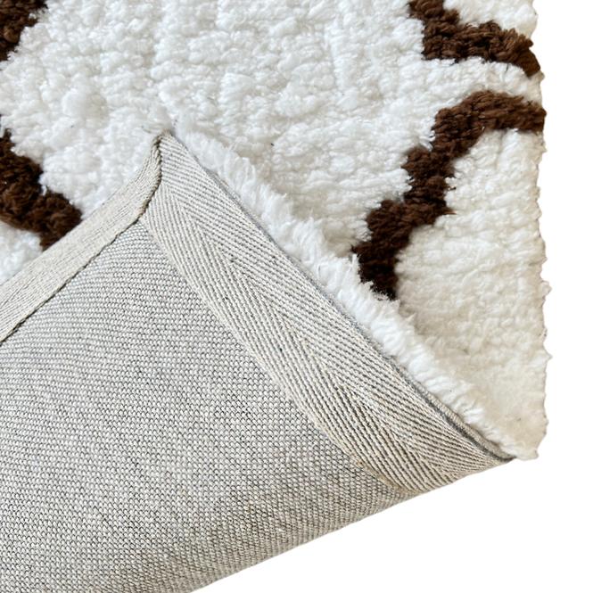 Koberec Shaggy ClaraMonte 1,4/1,9 PSP 21332 biela