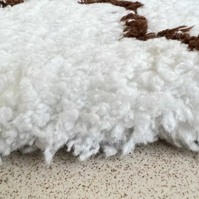 Koberec Shaggy ClaraMonte 1,6/2,3 PSP 21332 biela