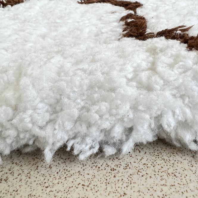 Koberec Shaggy ClaraMonte 1,6/2,3 PSP 21332 biela