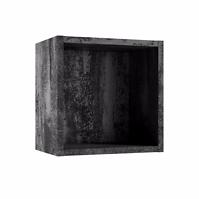 Kúpeľňová skrinka Qubik čierny betón 30x30x20
