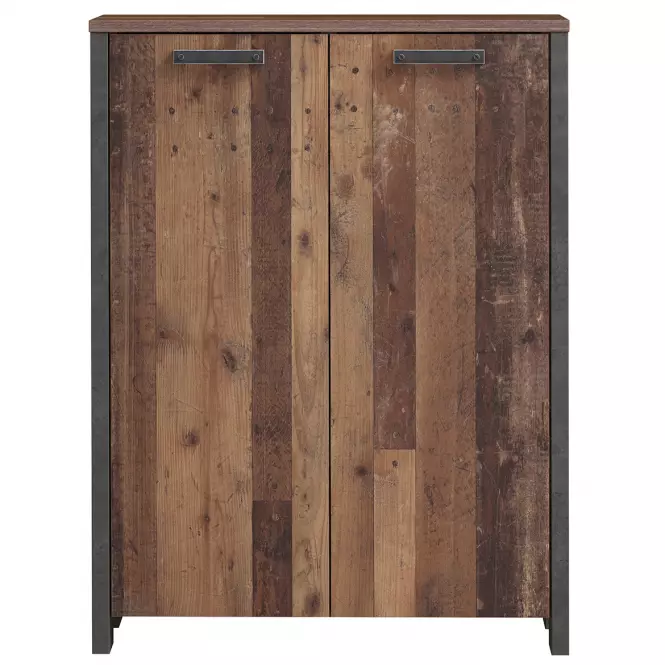 Komoda Symmach 2D old-wood vinteage/betón,2