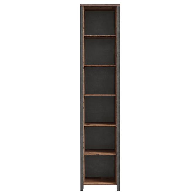 Regál Symmach 5P Old-Wood Vinteage/betón 042025