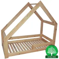 Posteľ Domček - borovica