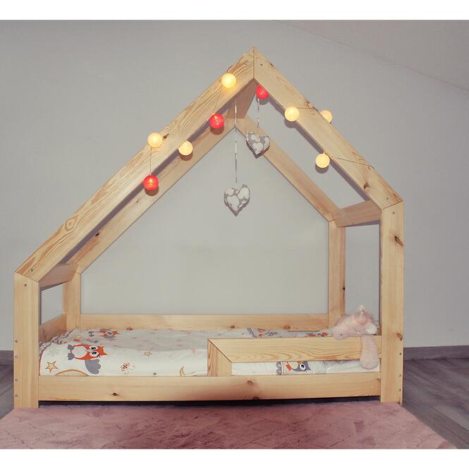 Posteľ Domček - borovica,4