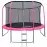 Trampolína COMFORT s rebríkom 427cm ružová