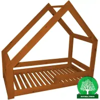 Posteľ domček - dub