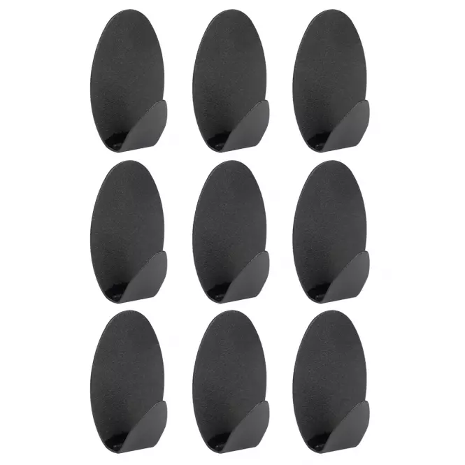 Háčik 9 ks Black,3