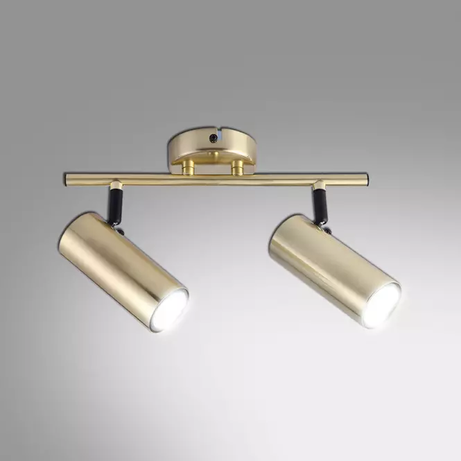 Luster Colly 2X15W Zlatý LS2