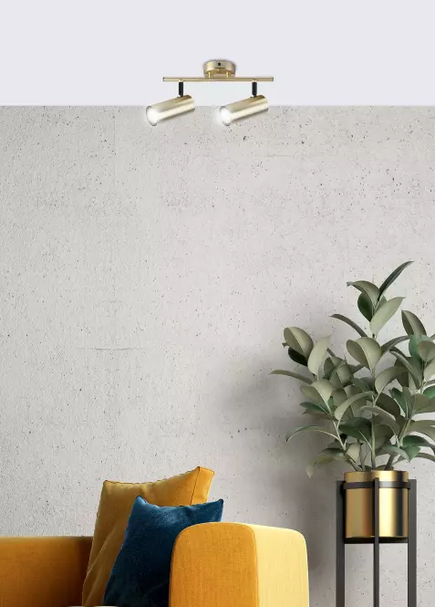 Luster Colly 2X15W Zlatý LS2