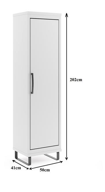 Skriňa Capri C11 biela,2