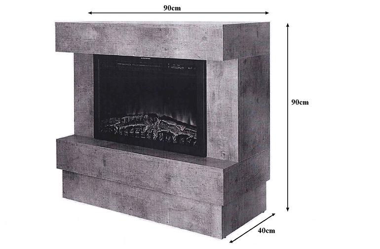 Elektrický krb Matrix  beton 2000W