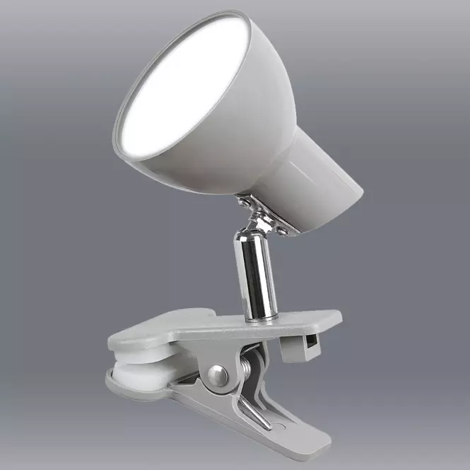 Lampa s klipom LED Noah 1480 šedá 5W LB