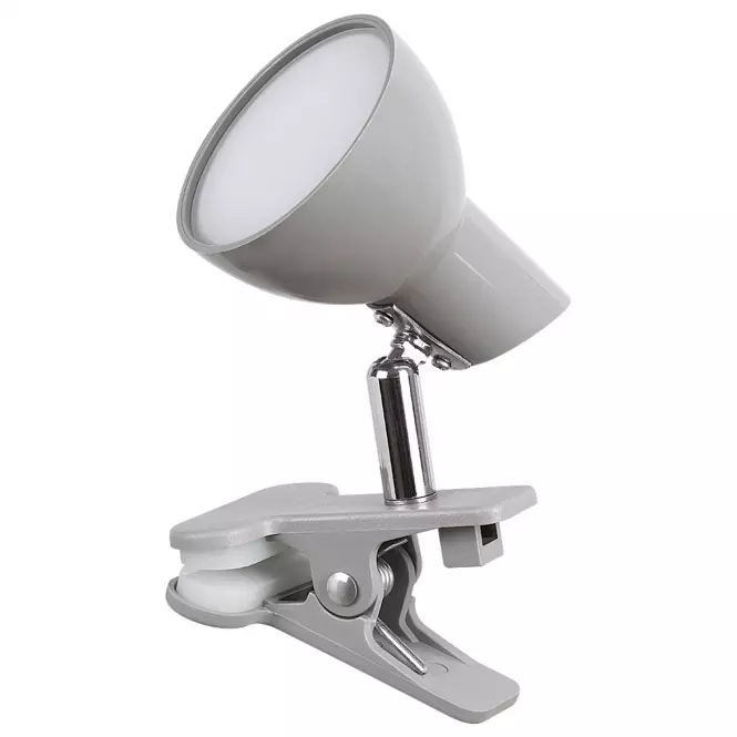Lampa s klipom LED Noah 1480 šedá 5W LB,2
