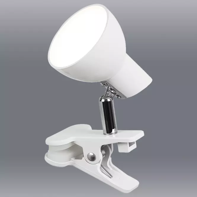 Lampa s klipom LED Noah 1477 biela 5W LB