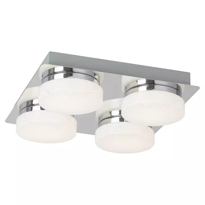 Luster Hilary LED 5664 Chrome/biela LS4