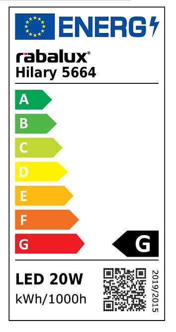 Stropné svietidlo Hilary LED 5664 chróm/biela LS4,3
