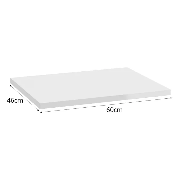 Kúpeľňová doska Uni F60 biely,2