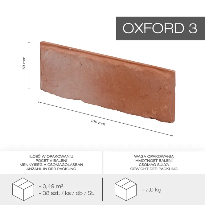 Sadrový obkladový kameň Oxford 3,3