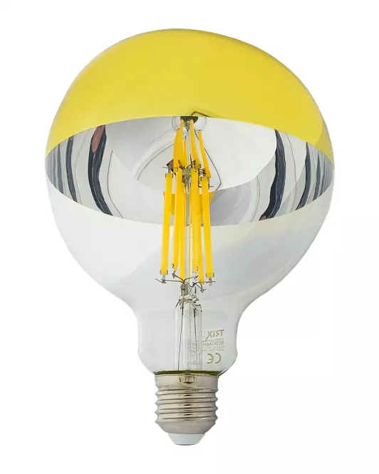 Žiarovka FL LED G125 12W E27 4200K Half Amber,2