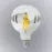 Žiarovka FL LED G125 12W E27 4200K Half Silver