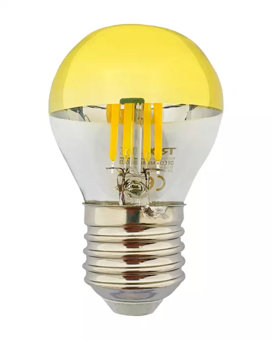 Žiarovka FL LED P45 5W E27 4200K Half Amber,2