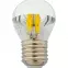 Žiarovka FL LED P45 5W E27 4200K Half Silver,2